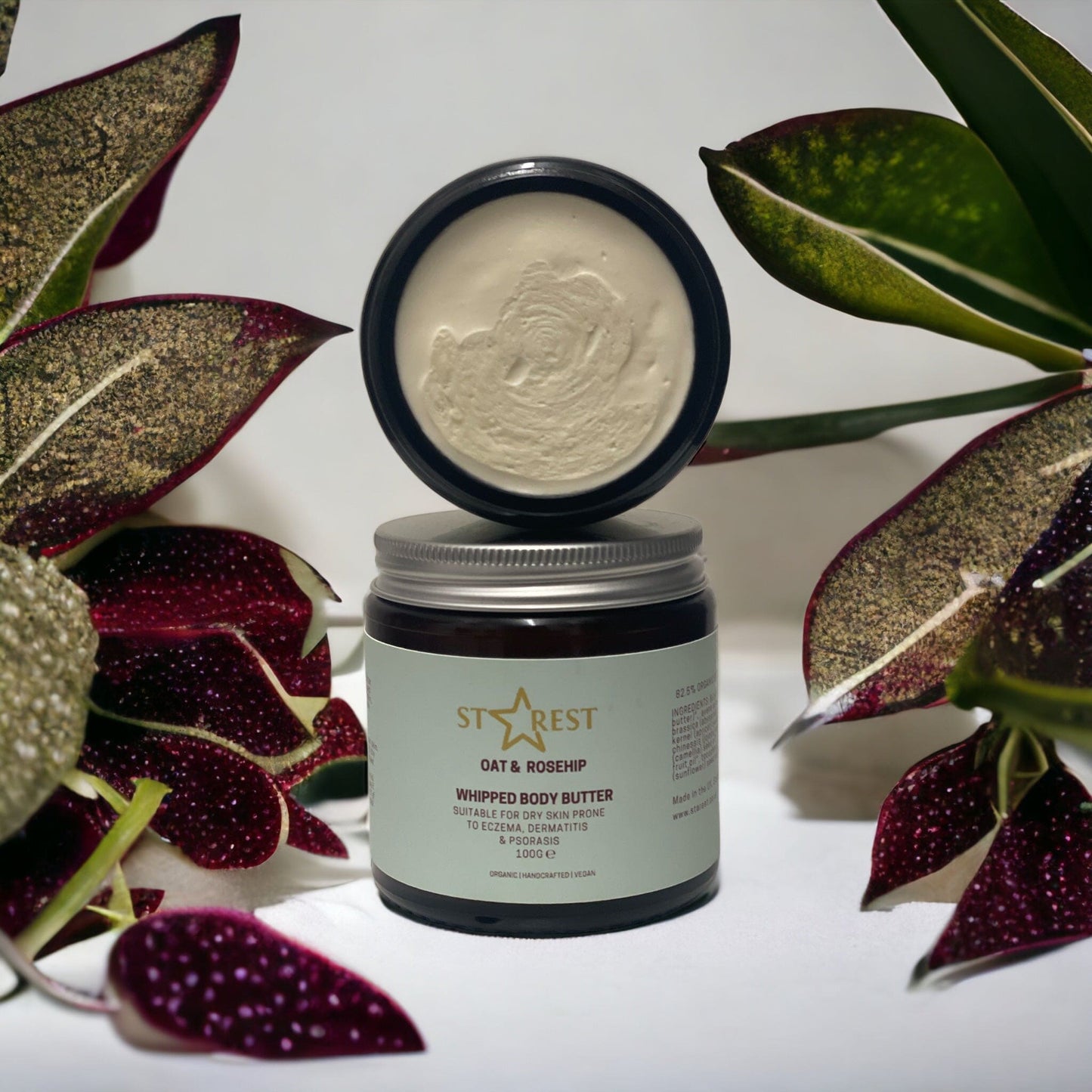 Oat and Rosehip Whipped Body Butter - Starest