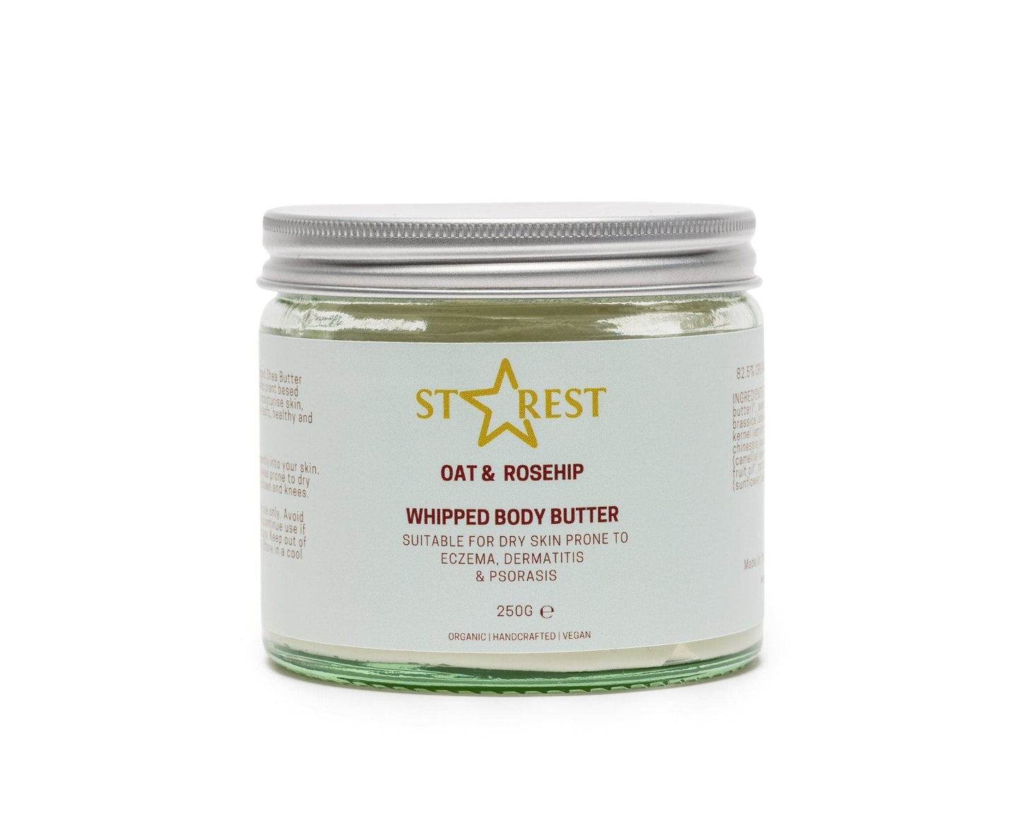 Oat and Rosehip Whipped Body Butter - Starest