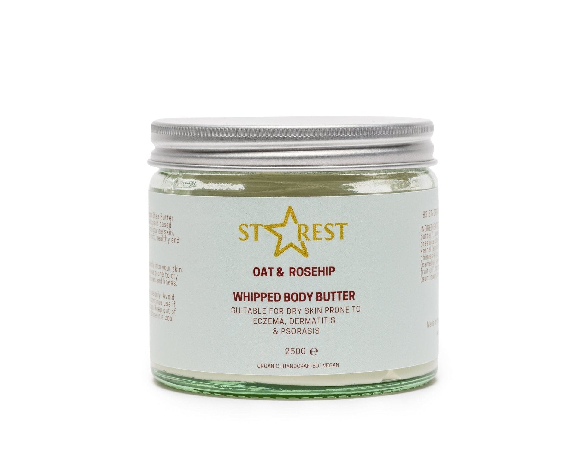 Oat and Rosehip Whipped Body Butter - Starest